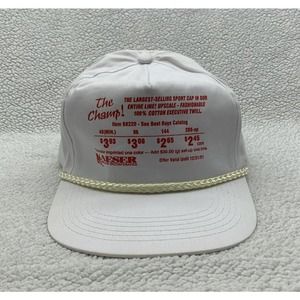 VTG Four Seasons Twill Snapback Rope‎ Hat Sport Cap Advertising Kaeser Blair Inc